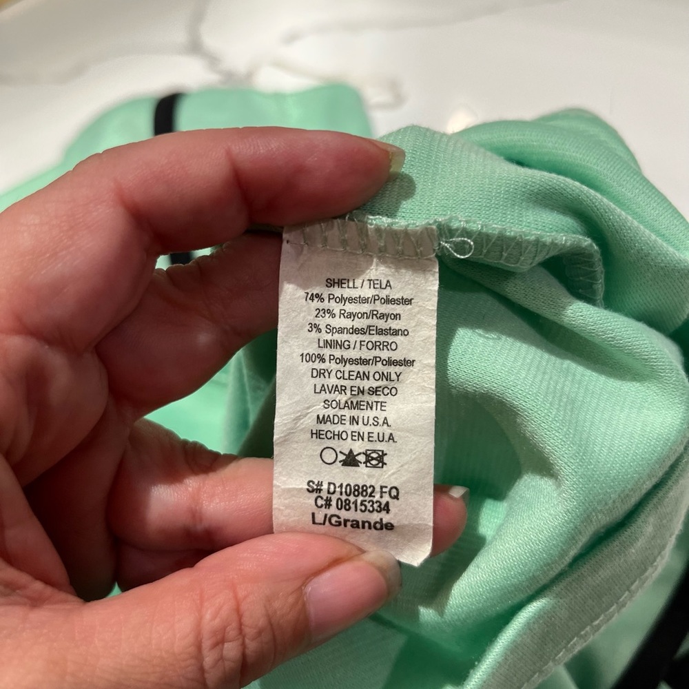 Mystic Sweet-ish Dish Mint Green Bodycon Mini Party Dress, Women’s Size Large - Picture 15 of 16